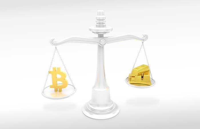 Beleggers verlaten goud voor bitcoin